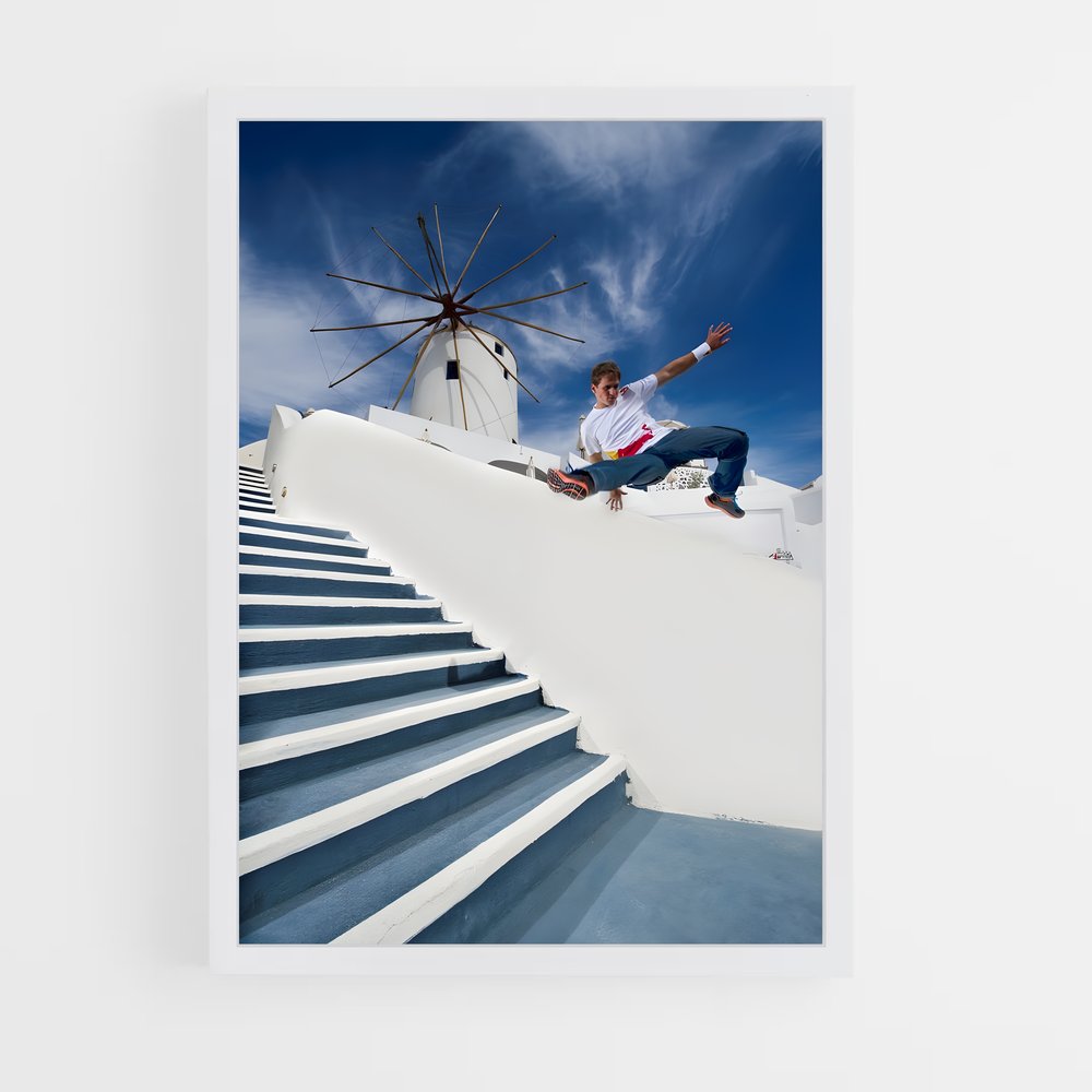 Poster L'Homme du Moulin – affiche Parkour et freerun (vue 3)